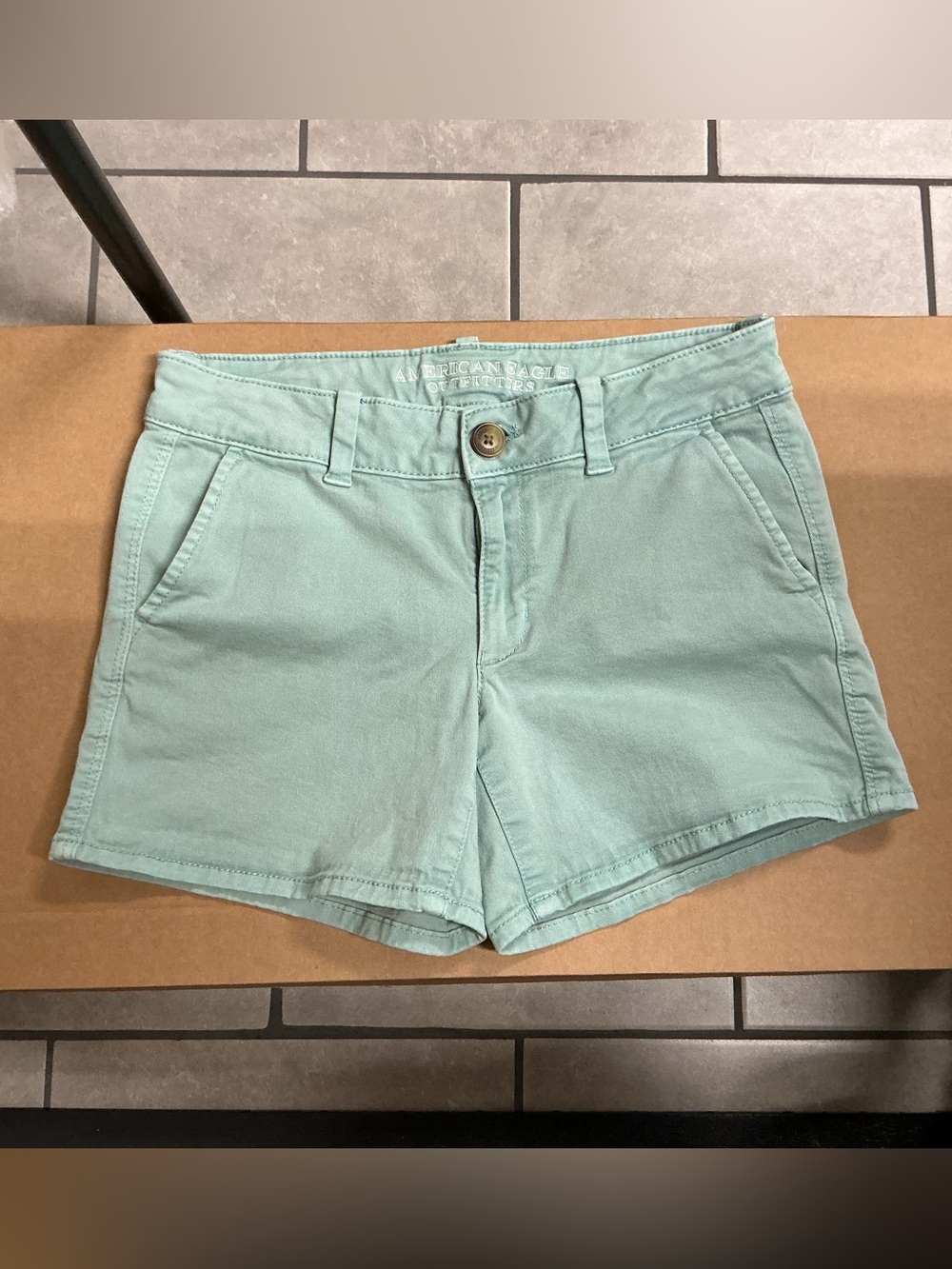 AE teal Shorts size 6
